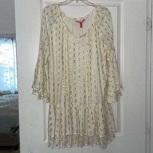 Gold Sleeved NWT Chelsea & Violet Dress